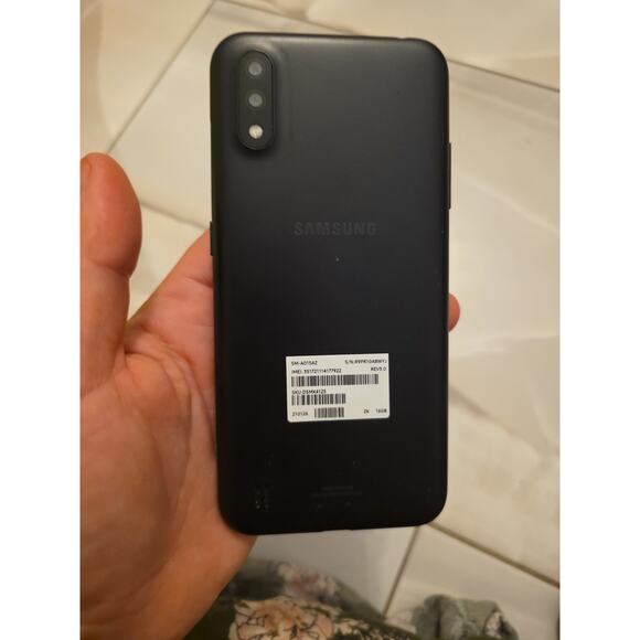 Samsung Galaxy A01 - 16GB - Smartphone - Cricket - Works Great - Picture 8 of 16